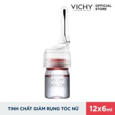 Tinh chất ngăn ngừa và giảm rụng tóc cho nữ Vichy Dercos Aminexil Clinical 5 Hair Loss Treatment Women 12 x 6ml