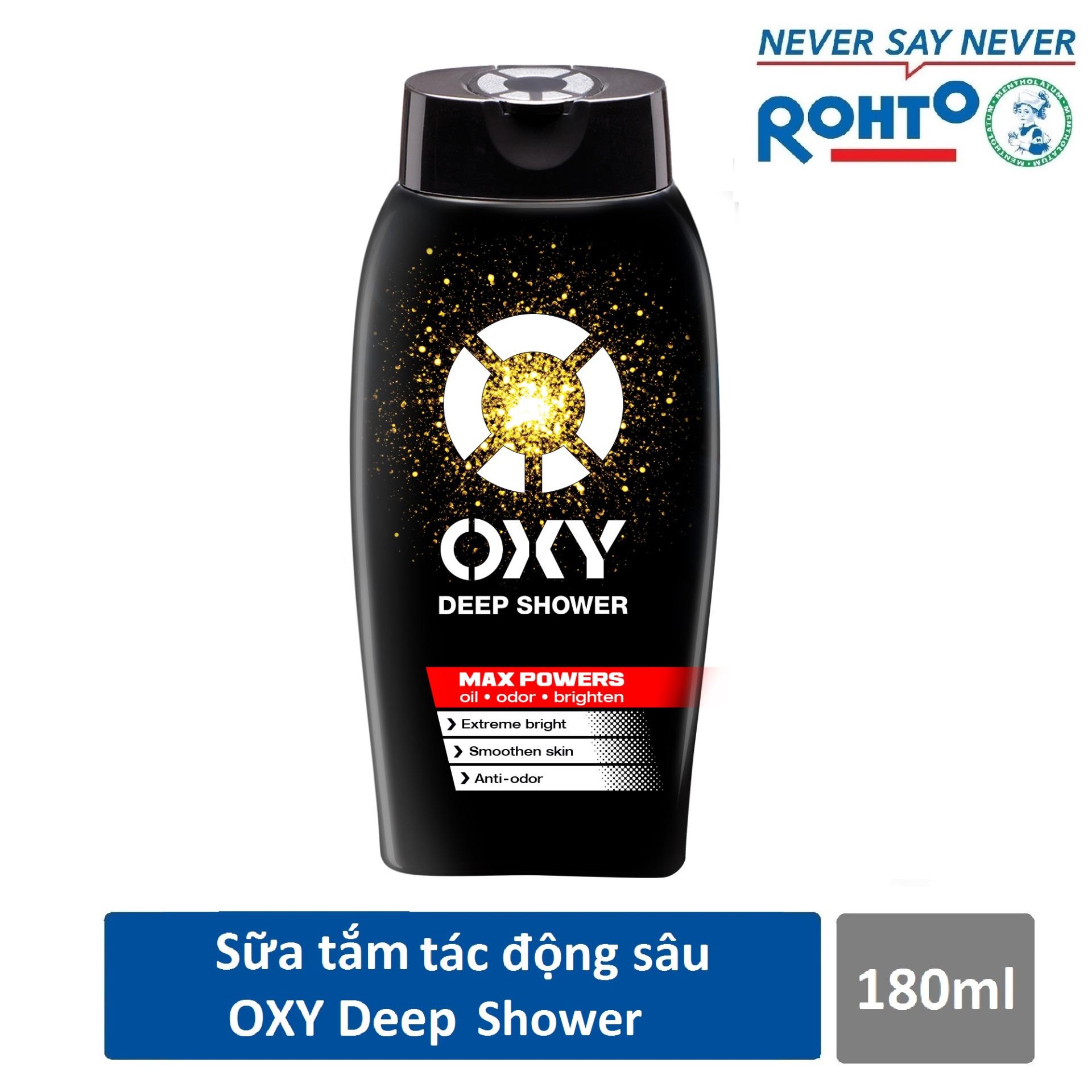 Sữa tắm tác động sâu cho nam Oxy Deep Shower 180ml