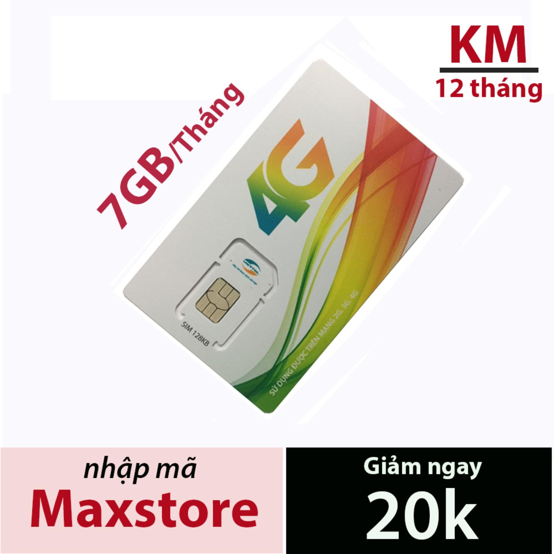 Sim 4G Viettel D900 miễn phí 12 tháng sử dụng (7GB/THÁNG) từ maxstore - không mất tiền gia hạn.Mua về...