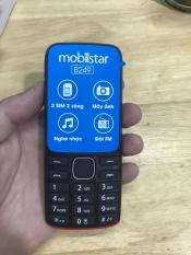 Điện thoại Mobiistar B249 màn hình 2.4inch, pin 1750mAh,2sim, nghe nhạc, FM Bảo hành 12 tháng Full box