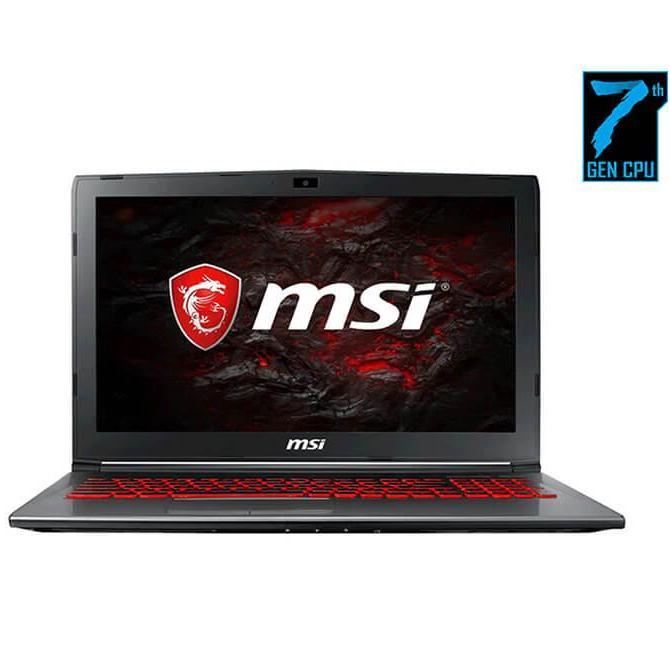 Laptop MSI GV72 7RD-1610VN i7-7700HQ, 8GB, 1TB, VGA GTX 1050 4GB, 17.3