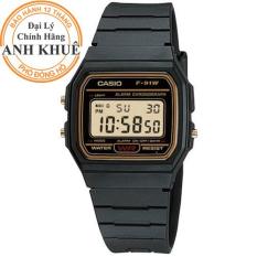 Đồng hồ dây nhựa huyền thoại Casio Anh Khuê F-91WG-9QDF