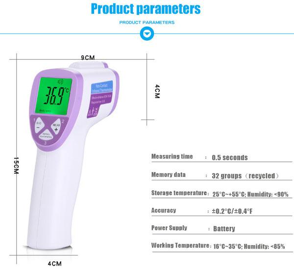 Máy đo nhiệt độ hồng ngoại cầm tay FI01