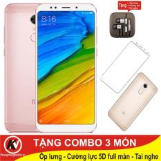 Xiaomi Redmi 5 Plus, Redmi5 Plus, Redmi5Plus – 32GB Ram 3GB Kim Nhung + Ốp lưng + Tai nghe + Cường lực full màn hình 5D