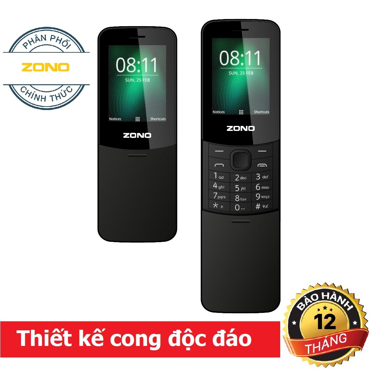 Điện thoại di động ZONO N8110 2.4 inch, 2 Sim - Đen