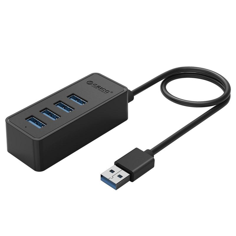 Bộ chia USB 4 cổng USB 3.0 Orico W5P-U3 (Đen)
