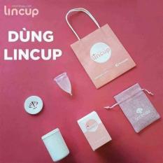 Cốc nguyệt san Lincup + Tặng cốc tiệt trùng + Túi vải