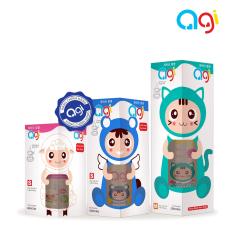 Bộ 3 bình sữa Agi Premium 60ml, 120ml và 250ml (Màu trắng)