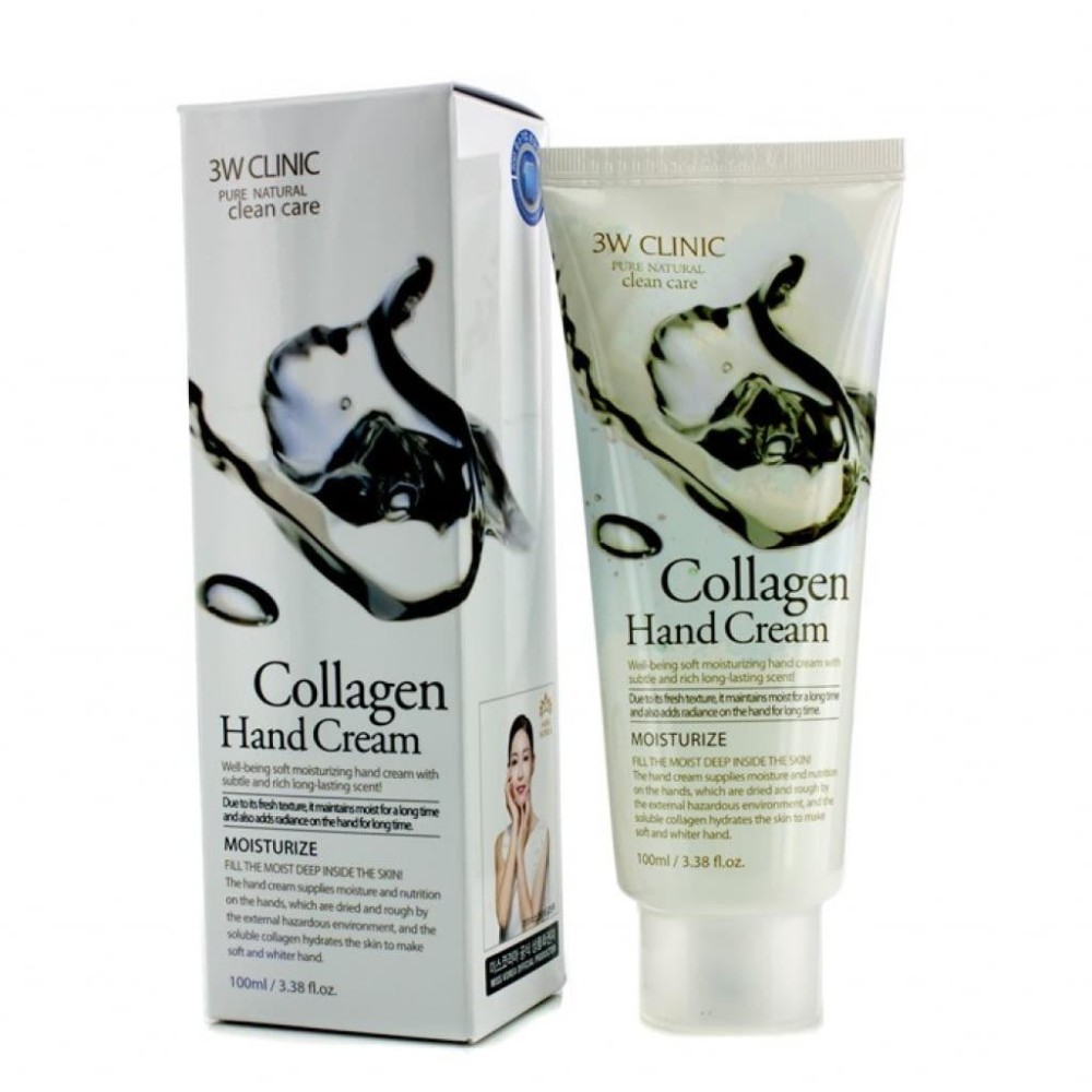 Kem Dưỡng Da Tay bổ sung Collagen 3W Clinic Collagen Hand Cream 100ml