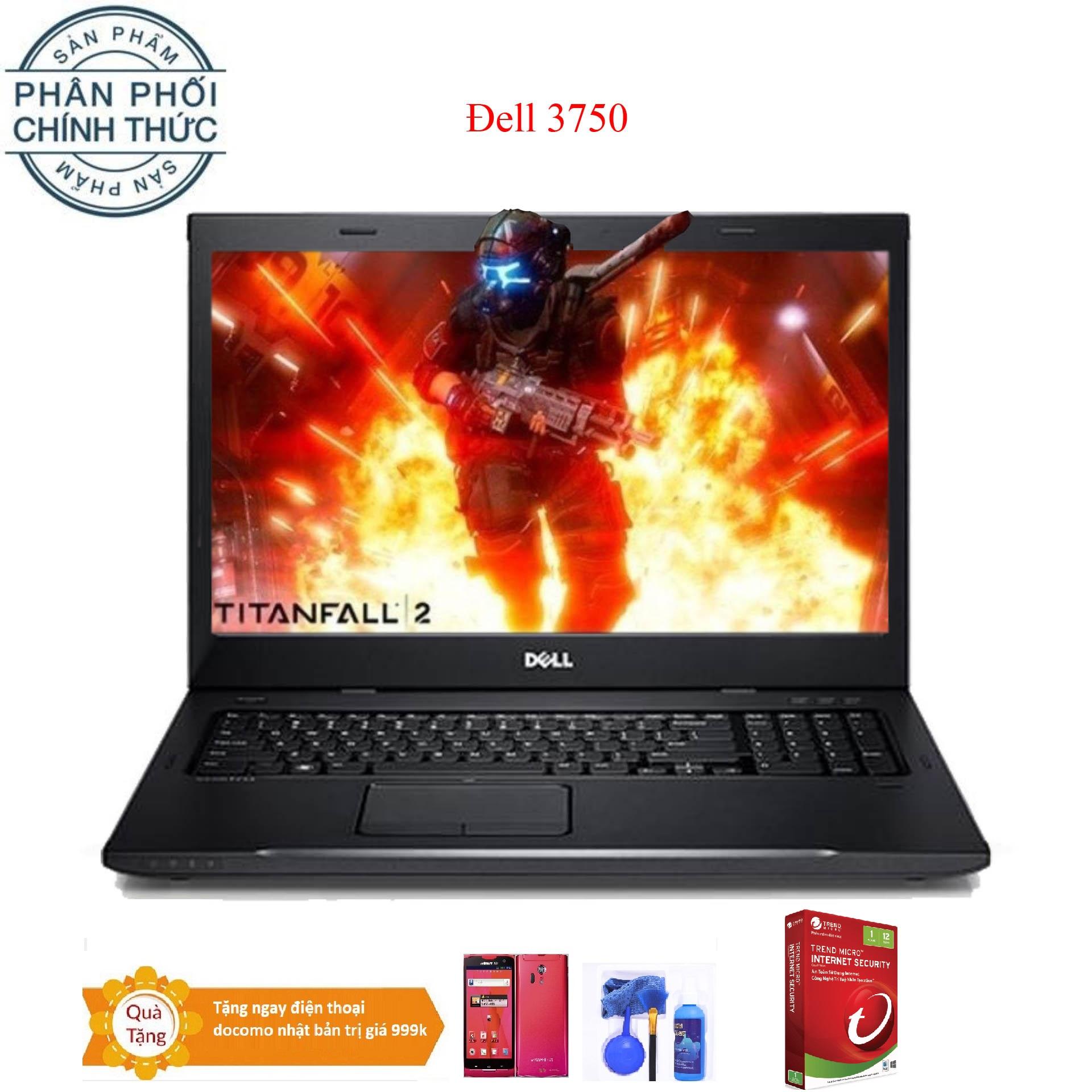 Laptop Dell 3750 Core i5 RAM 4GB, SSD128GB 17.3inch hàng nhập khẩu +tặng kèm điện thoại nhật bản (SSD bh...