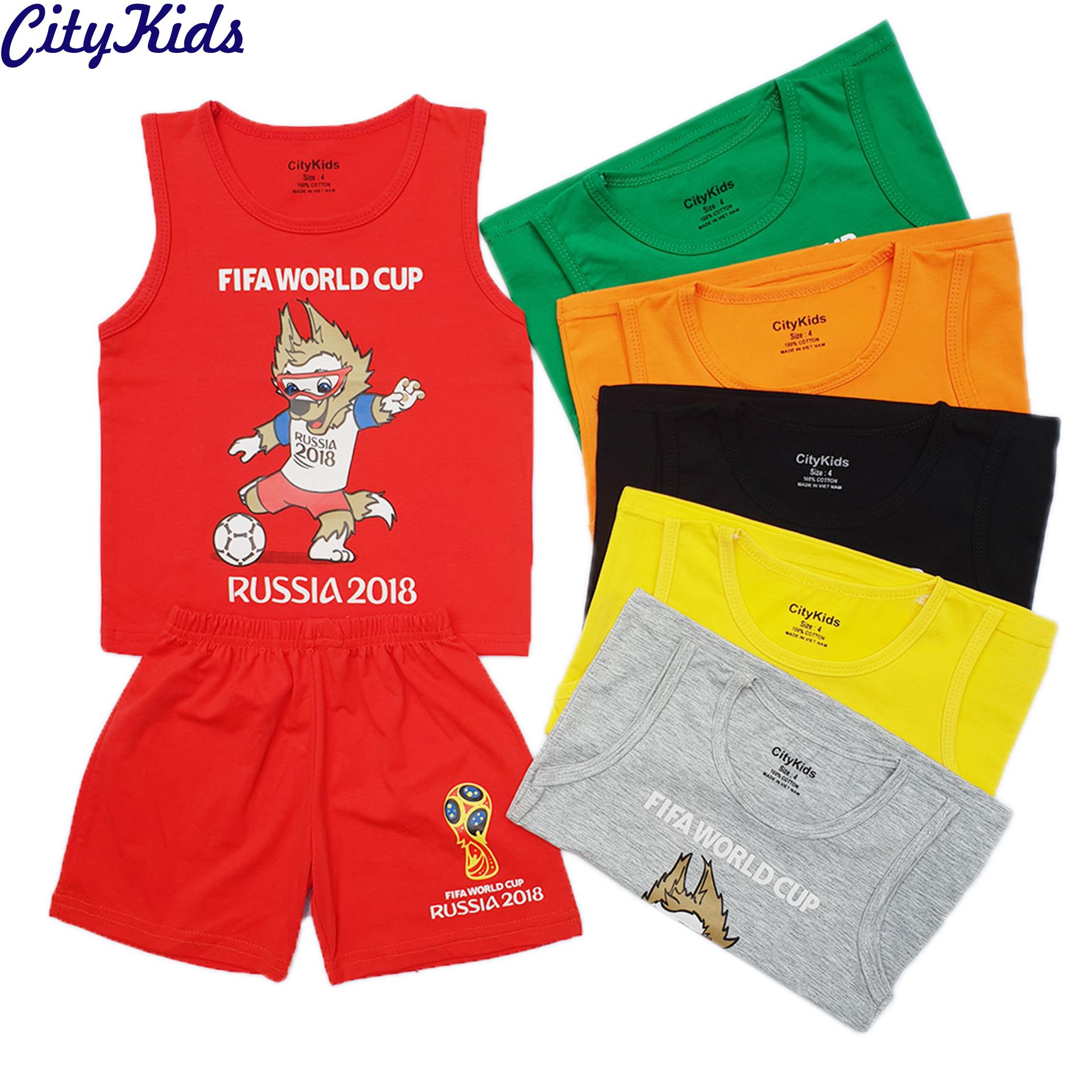SET 5 Bộ Quần áo trẻ em World Cup 2018 CTKS04