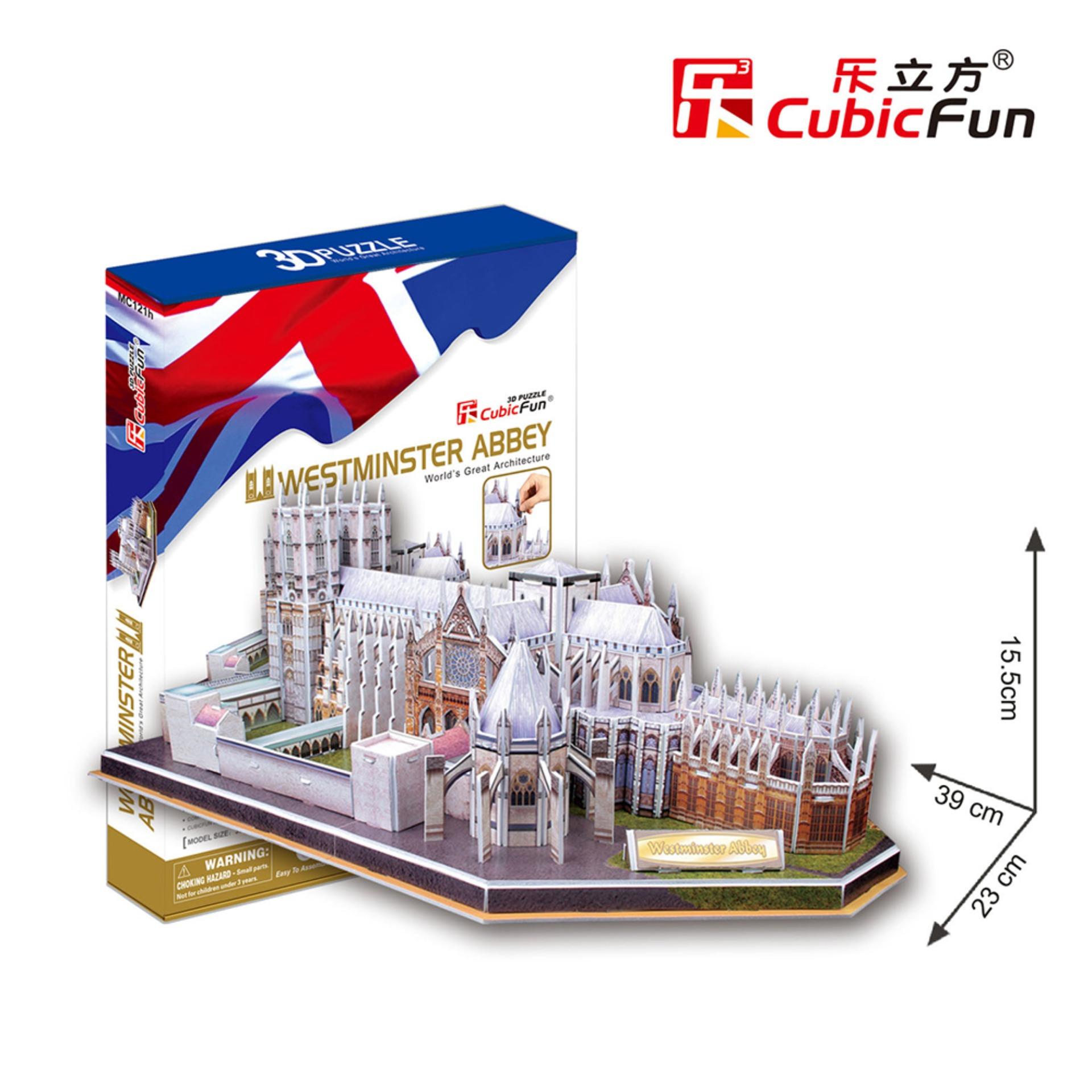 Đồ chơi xếp hình trí tuệ 3D cỡ lớn - Mô hình Tu viện Westminster