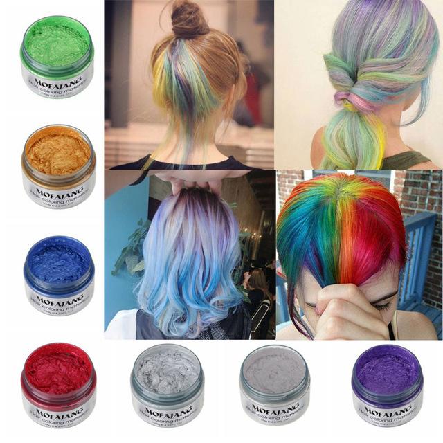 Sáp vuốt tóc tạo màu 8 màu trong shop đầy đủ cho khách lựa chọn