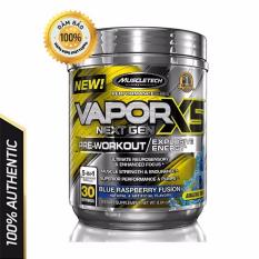 Sữa tăng cơ tăng sức mạnh sức bền trước tập hỗ trợ giảm cân đốt mỡ Vapor X5 của MuscleTech 30 lần dùng – hàng chính hãng