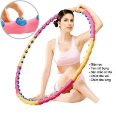 Vòng lắc eo giảm cân hoạt tính, Vòng Lắc Giảm Eo Massage Hoop (Màu ngẫu nhiên)