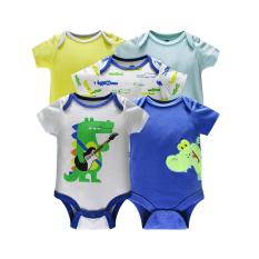 Set 5 Body Suit Đẹp (Cá Sấu) Cho Bé Trai (Sản Phẩm Giống Hình)