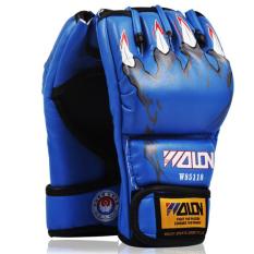 Găng tay MMA Wolon đánh bao cát loại tốt ( Xanh )