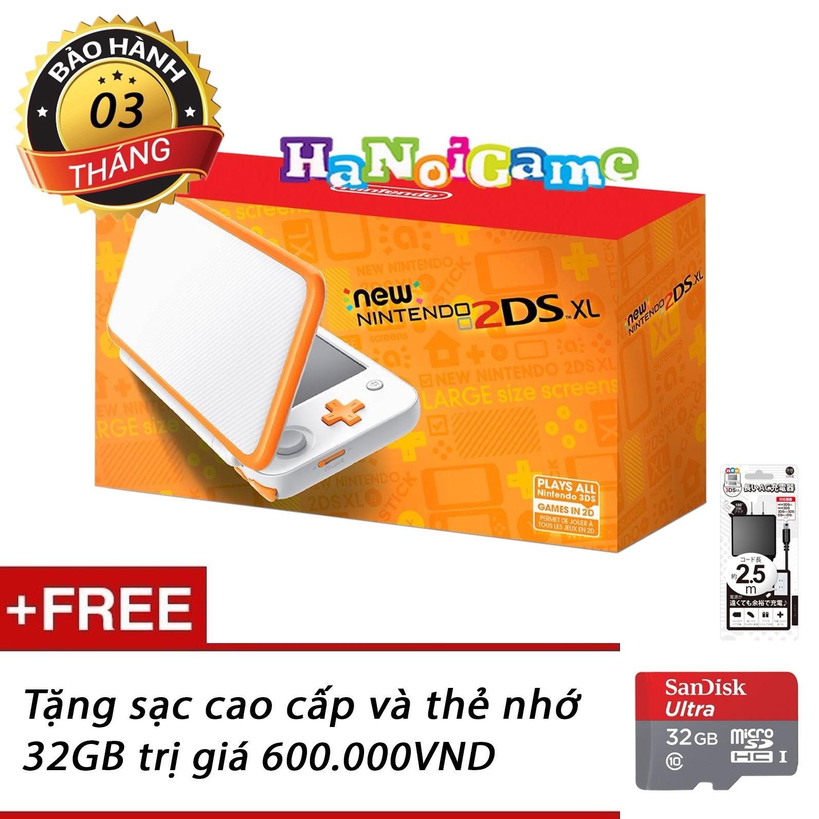 Máy Nintendo New 2DS XL White kèm thẻ nhớ 32GB HaNoiGame