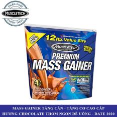Sữa tăng cân tăng cơ Premium Mass Gainer của Muscle Tech hương Chocolate bịch 5.4 kg – Phân phối chính thức