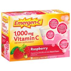 Bột pha nước trái cây vị mâm xôi Emergen-C (30 gói)