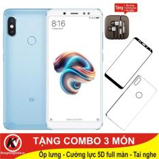 Xiaomi Redmi Note 5 Pro, Note5 Pro, Note5Pro 32GB Ram 3GB Kim Nhung + Ốp lưng + Cường lực full màn hình 5D + Tai nghe