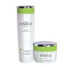 Bộ Dưỡng Trắng Dành Cho Da Dầu Essance Nước Hoa Hồng 120ml Và Kem 40g Aqua Whitening For Oily Skin
