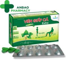 (CHÍNH HÃNG) Viên giấp cá extra – Chuyên Trị Trĩ Và Tĩnh Mạch – HỘP 30 VIÊN
