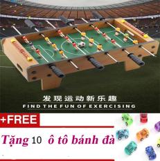 Bàn bi lắc 6 tay có chân bàn dành cho bé yêu + Tặng 10 ô tô bánh đà