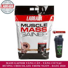 Sữa tăng cân Muscle Mass Gainer của Labrada hương Chocolate bịch 5.4 kg – Phân phối chính thức
