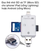 Đầu đọc thẻ nhớ MicroSD cho iPhone, iPad cao cấp