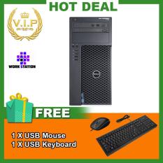 Máy tính chơi Game GTA VDell Precision T1700 MT (CPU Core i7 4770, Ram 16GB, SSD 120GB, HDD 1TB, VGA GTX 1050TI 4GB) Chất Lượng Tốt + Bộ Quà Tặng – Hàng Nhập Khẩu