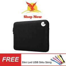 Túi Chống Sốc Dành Cho Laptop 14 inch + Quà Tặng ( Đen )