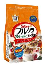 Ngũ cốc Calbee Màu Cam Date T3.2019: Óc chó, Mâm xôi, Việt Quất, Táo…