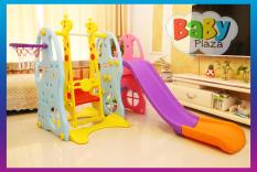 Cầu Trượt Trẻ em 5 Trong 1. (Kèm Xích Đu + Bóng rổ T301)