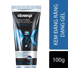 Kem đánh răng dạng gel Closeup White Attraction Diamond 100g