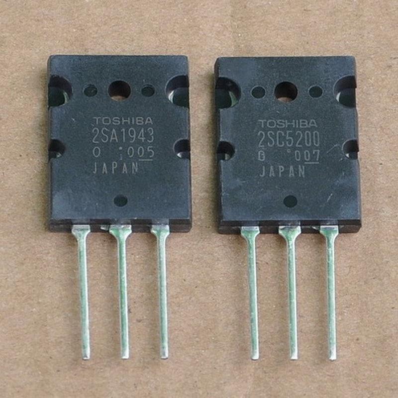Combo 2 cặp sò Transistor công suất amply C5200 + A1984