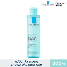 Nước tẩy trang làm sạch sâu và kiểm soát bã nhờn cho da dầu và da mụn La Roche Posay Effaclar Micellar Water 200ml
