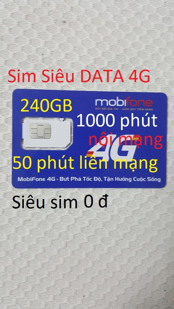 Sim 4G thần tài NOW(C90N) 240GB+1000 phút -0đ-chuẩn-QC
