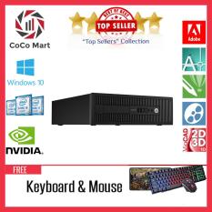 Máy tính chơi gameHP EliteDesk 800 G1 SFF Chạy CPU Core i7-4770, Ram 12GB, SSD 120GB, HDD 2TB + Bộ Quà Tặng – Hàng Nhập Khẩu