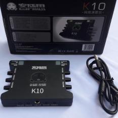 SOUND CARD ÂM THANH XOX K10 THIẾT BỊ CHUYÊN HÁT KARAOKE ONLINE