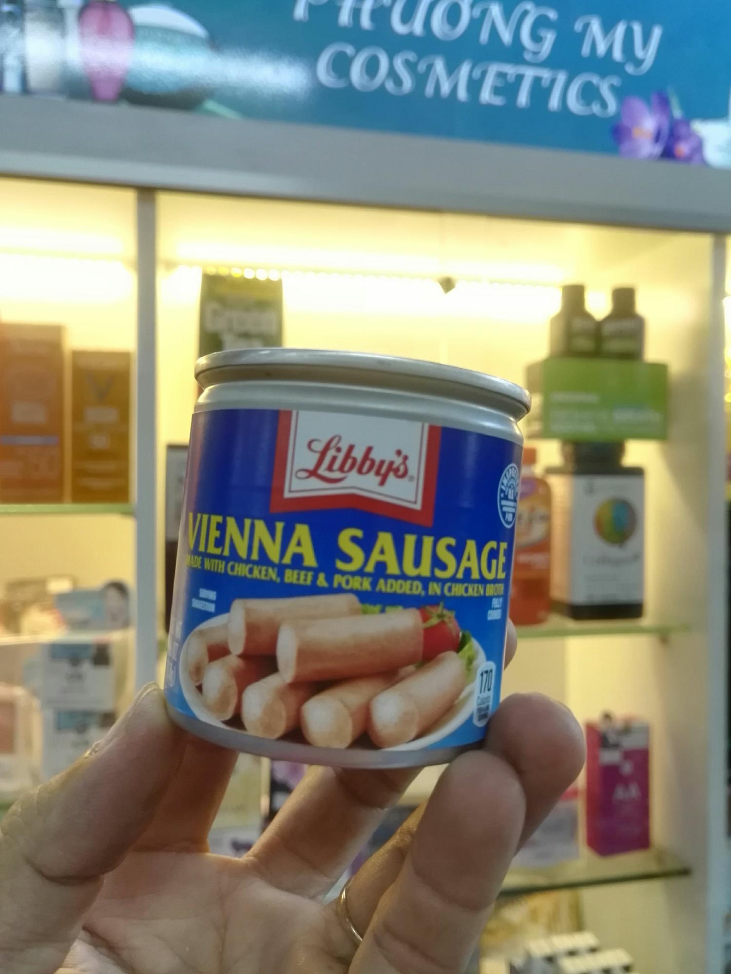 THÙNG 18 LON XÚC XÍCH ĐÓNG HỘP CỦA MỸ Libbys Vienna Sausage