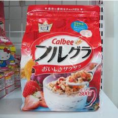 Date 08.2018 Ngũ cốc dinh dưỡng Calbee Nhật Bản