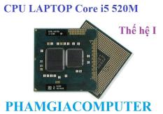 Bộ vi xử lý CPU Laptop Intel Core i5 520M 4 x 2.40Ghz up Thế hệ 1 – Hàng nhập khẩu-Tặng keo tản nhiệt.