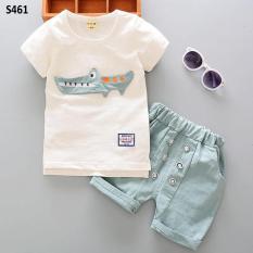 S461-Set Cá Sấu Xanh Ngọc