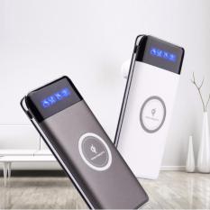 Sạc không dây chuẩn Qi MẪU MỚI 20000 mAh cho Iphone 8,X, Samsung Note8 + tặng thêm chip sạc không dây androi