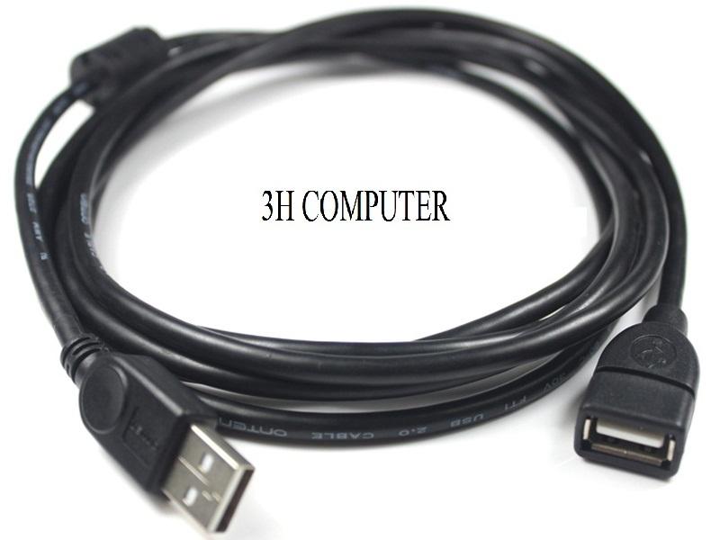 Dây nối dài USB 3m cóc cục chống nhiễu