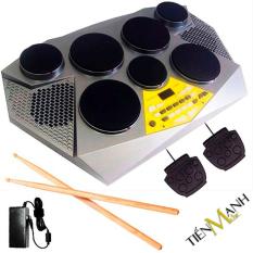 Bộ Trống điện tử Medeli DD309 – Hãng phân phối chính thức (Electronic Portable Digital Drum – Kèm Nguồn, Dùi Trống, Pedal)