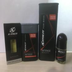 (NHH) Trọn bộ 4 Sản Phẩm XMEN FOR BOSS Cao Cấp Bao Gồm (1 Dầu Gội Đầu XMEN FOR BOSS (150g/chai), 1 Chai Sữa Tắm XMEN FOR BOSS (85g/chai), 1 Lăn Khử Mùi XMEN FOR BOSS (20ml/chai) + Nước hoa XMEN FOR BOSS 8ml/hộp)