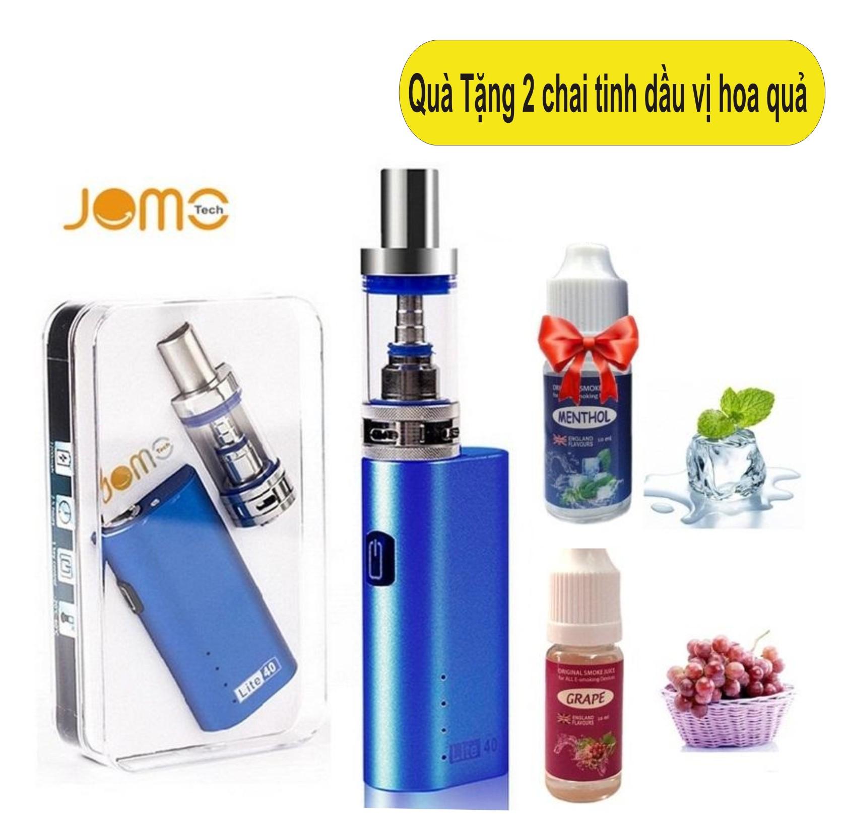 Bộ thuốc lá điện tử Vape – Shisha 2200mAh JOMO Lite 40w Kit (Bạc) + Quà tặng 2 chai tinh...