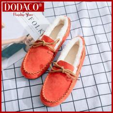 Giày lười nữ DODACO DDC2071 692 giày đế bằng nữ thời trang style hàn quốc chất liệu siêu nhẹ vải khử mùi thoáng khí hàng hot trends giá rẻ mẫu mới nhất 2018 màu